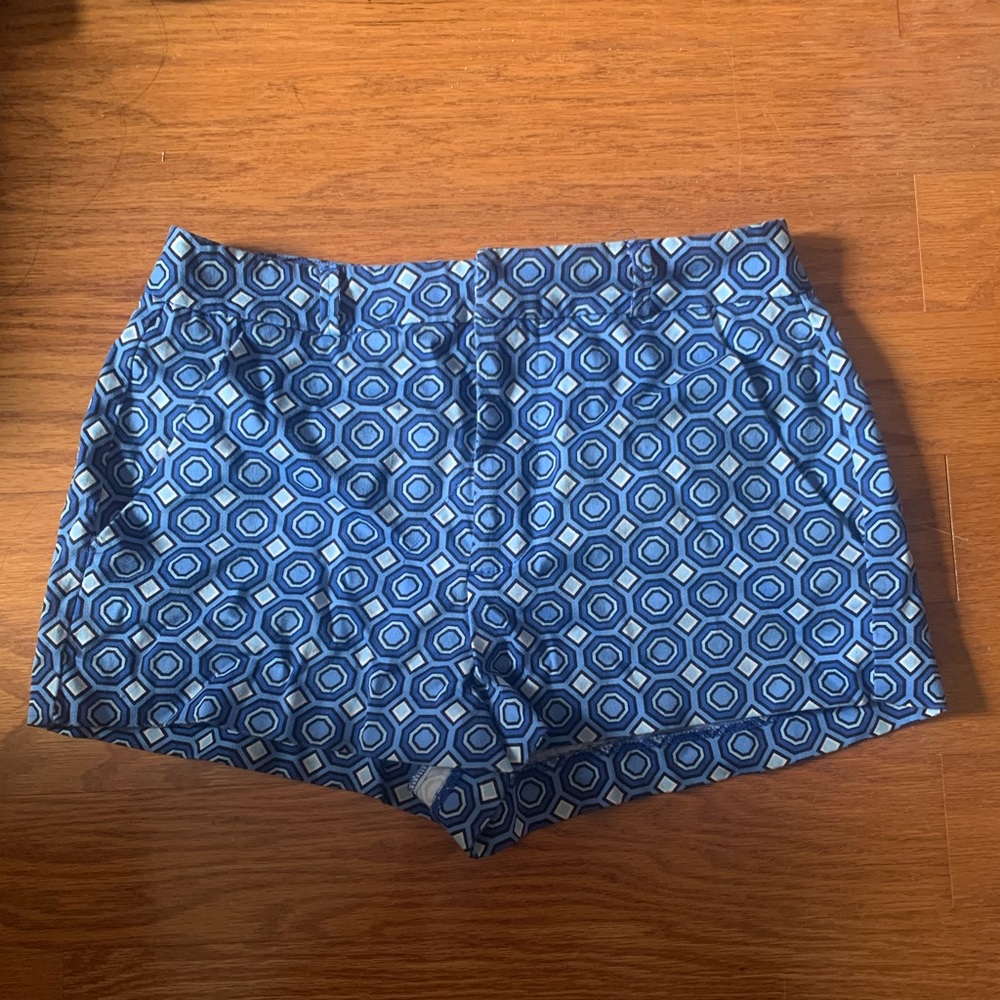 Forever 21 - XS Blue Geometric Print Shorts